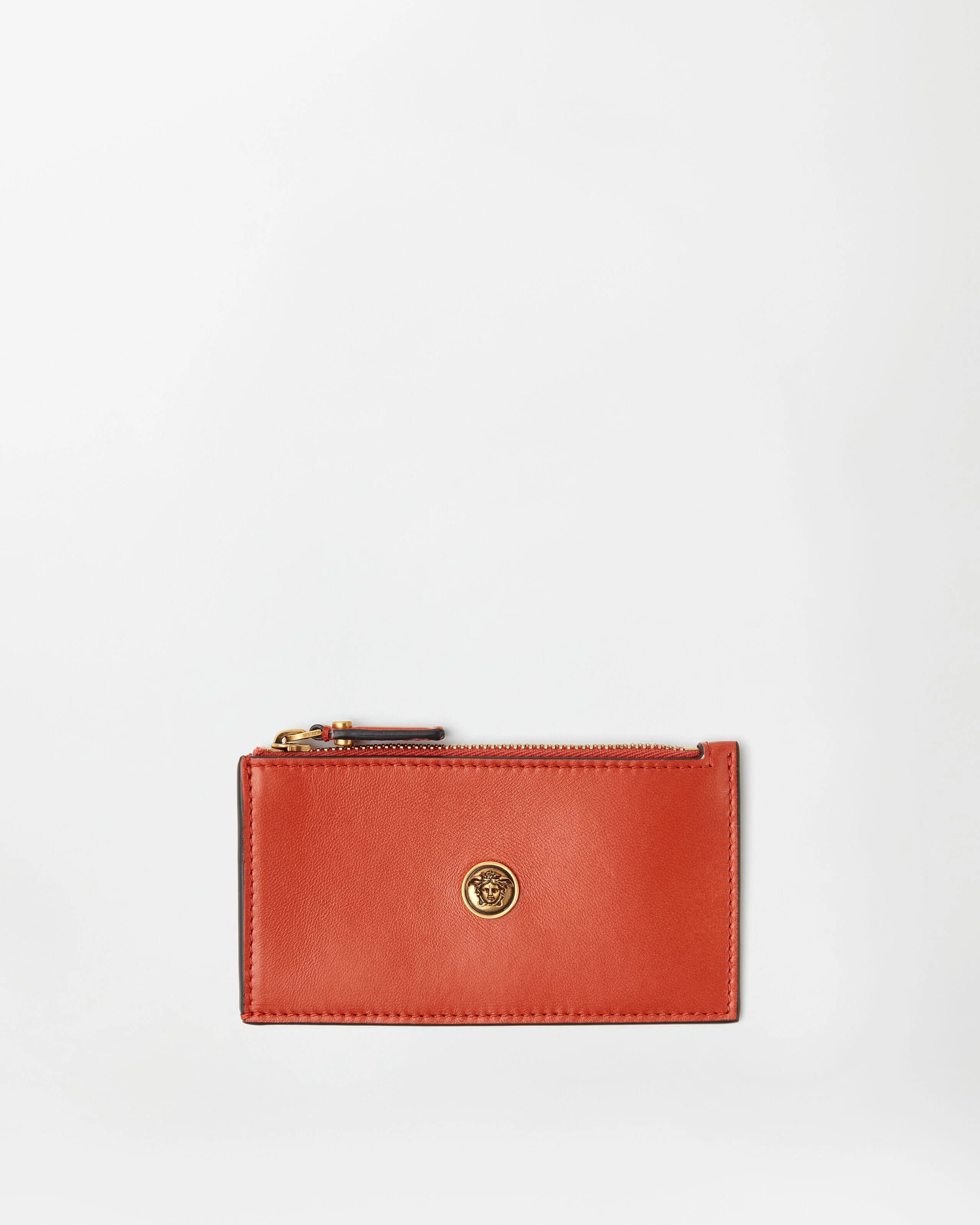 Emblème Leather Zip Card Holder - 1