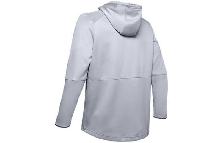 Men's Under Armour WarmUp Training Sports hooded Tops Gray 1345259-011 - 2