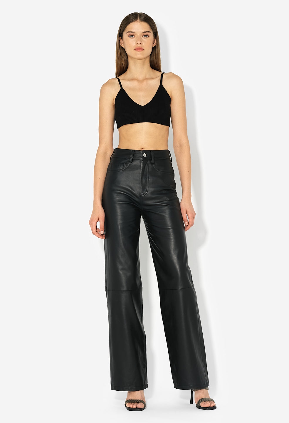 SILK COTTON RIB BRALETTE - 2