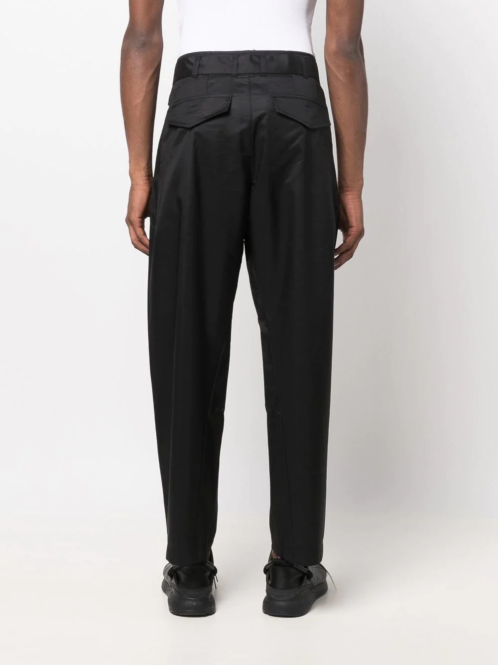 belted-waist trousers - 4