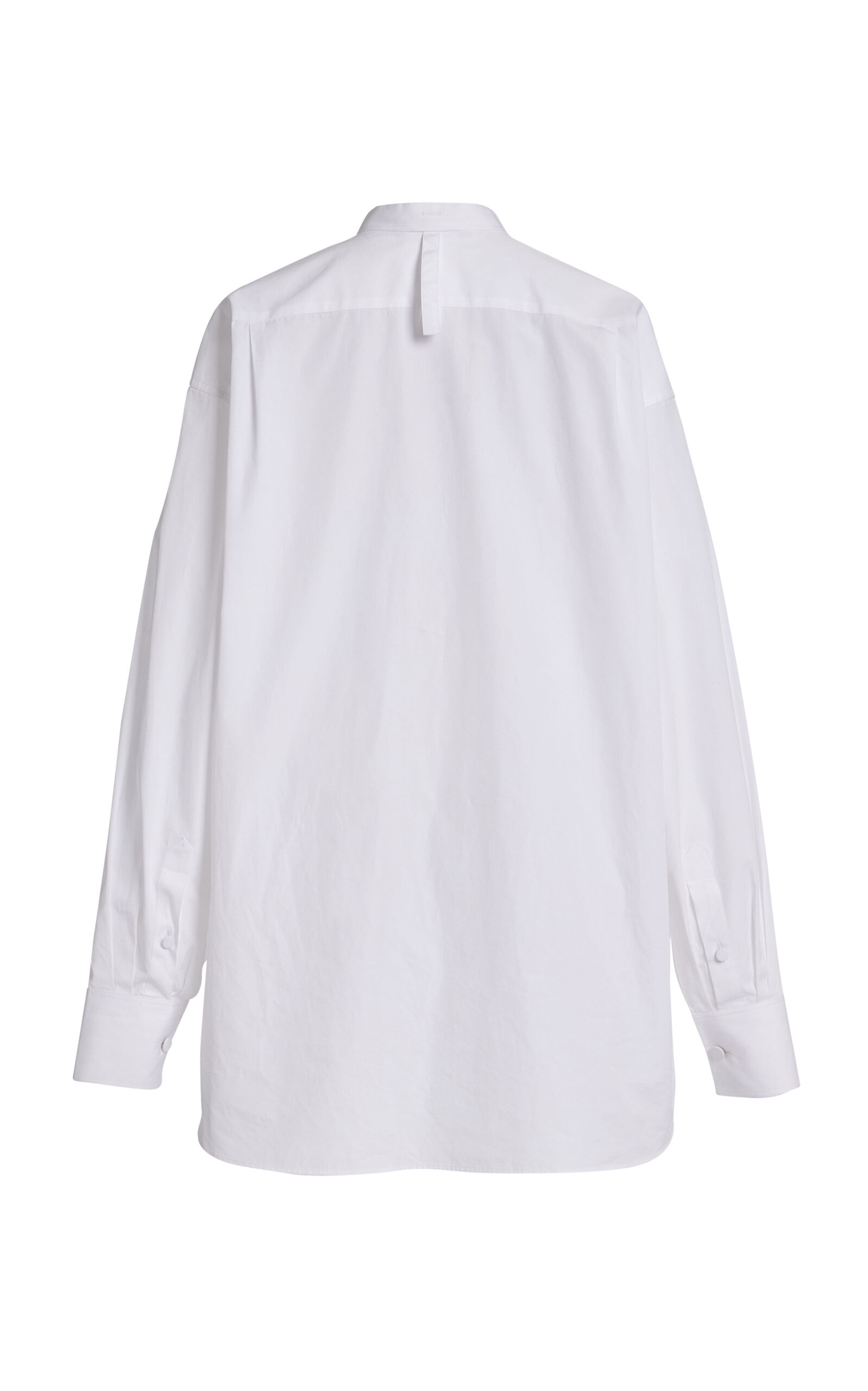 Plastron Cotton Shirt white - 3