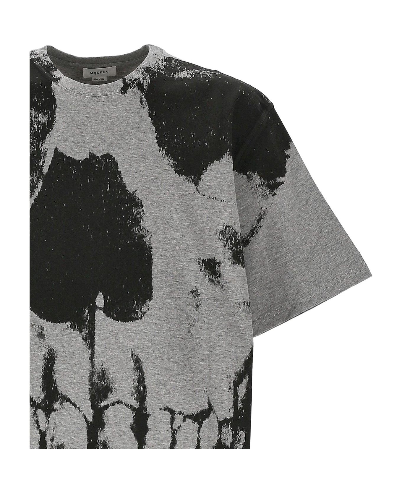 Skull Printed Crewneck T-shirt - 3