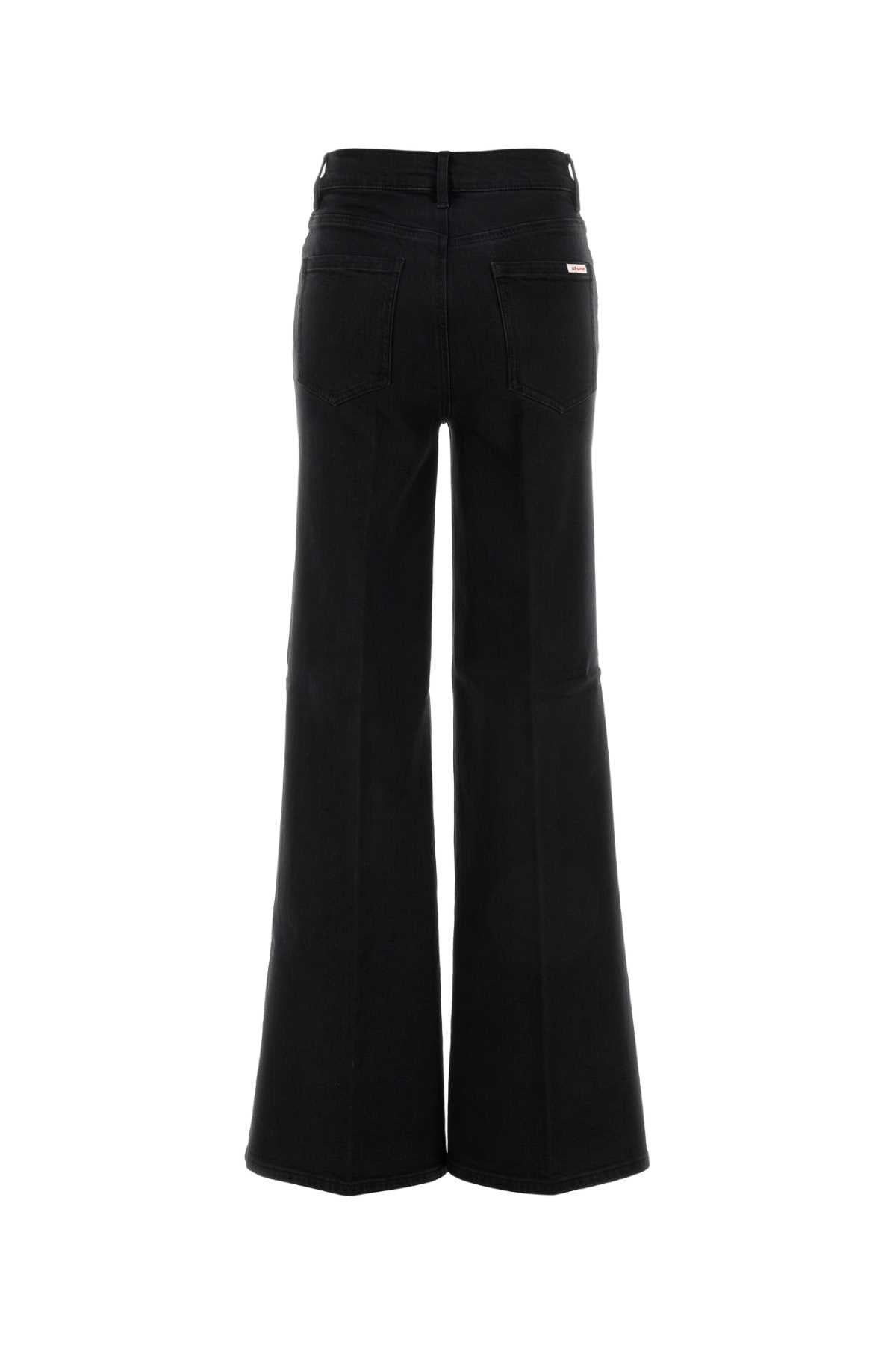 Self Portrait Women Black Stretch Denim Jeans - 2