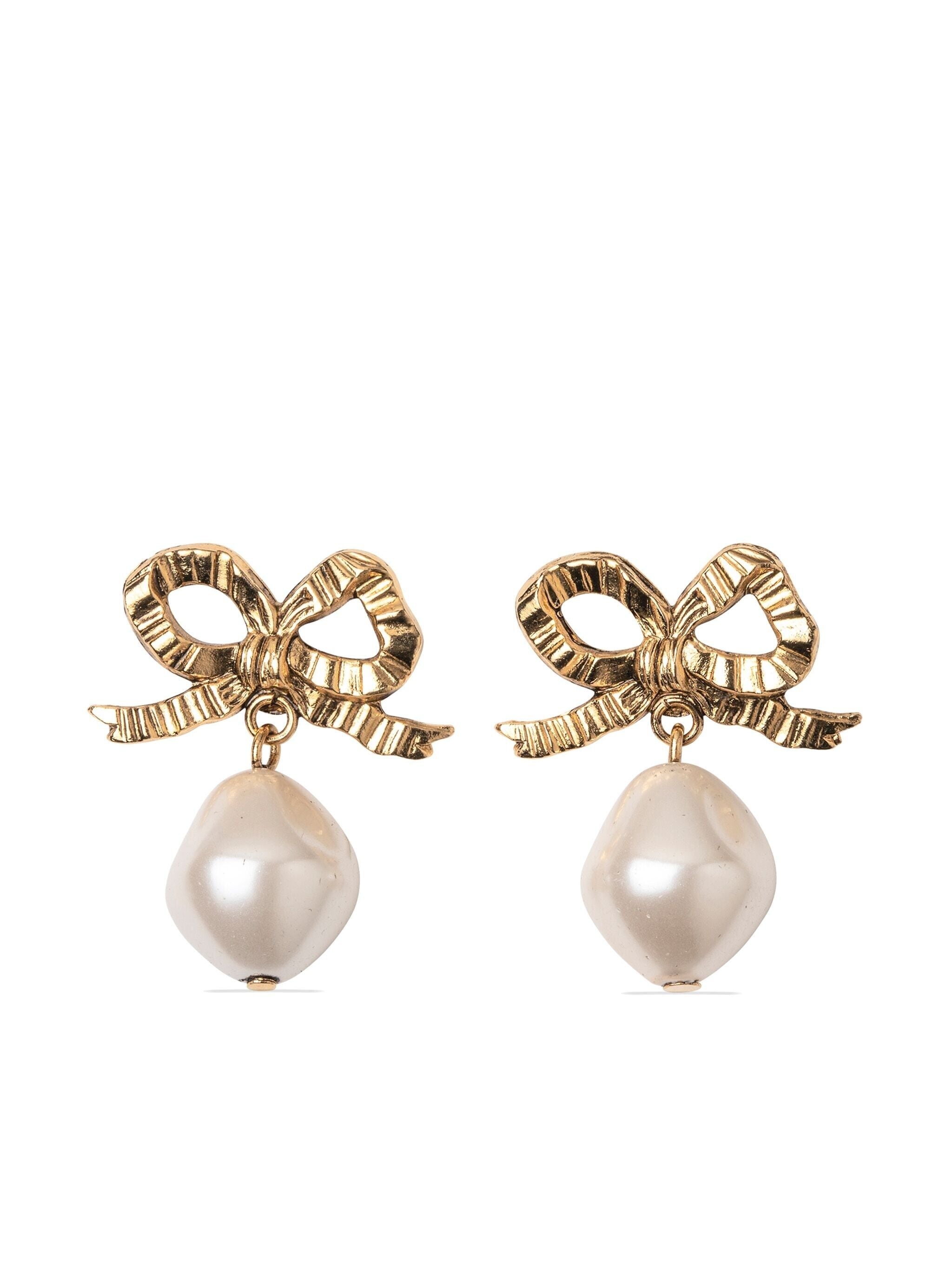 Khloe pearl drop earrings - 1