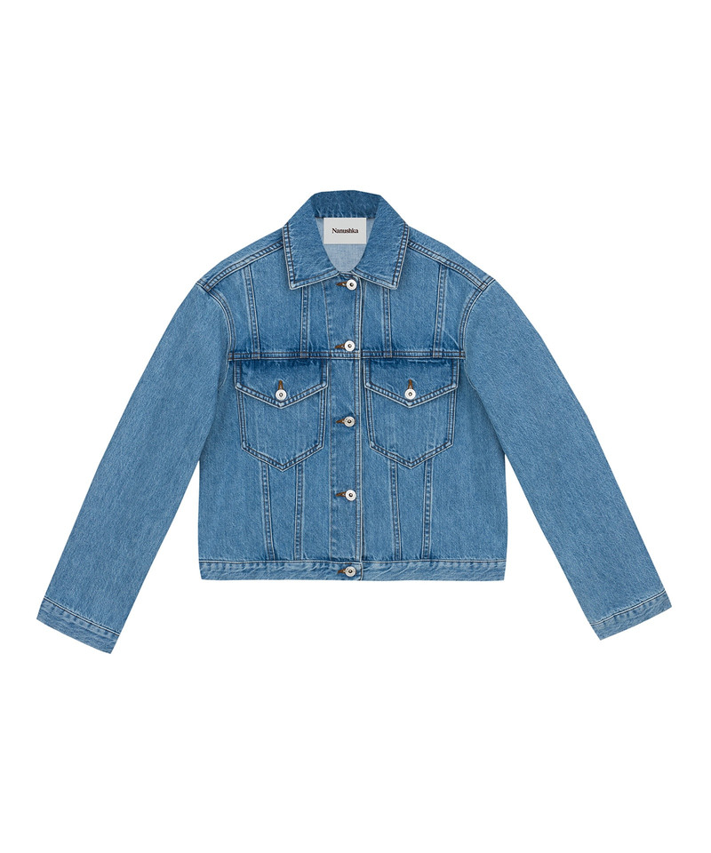 MAREN - Denim jacket - Light blue 4