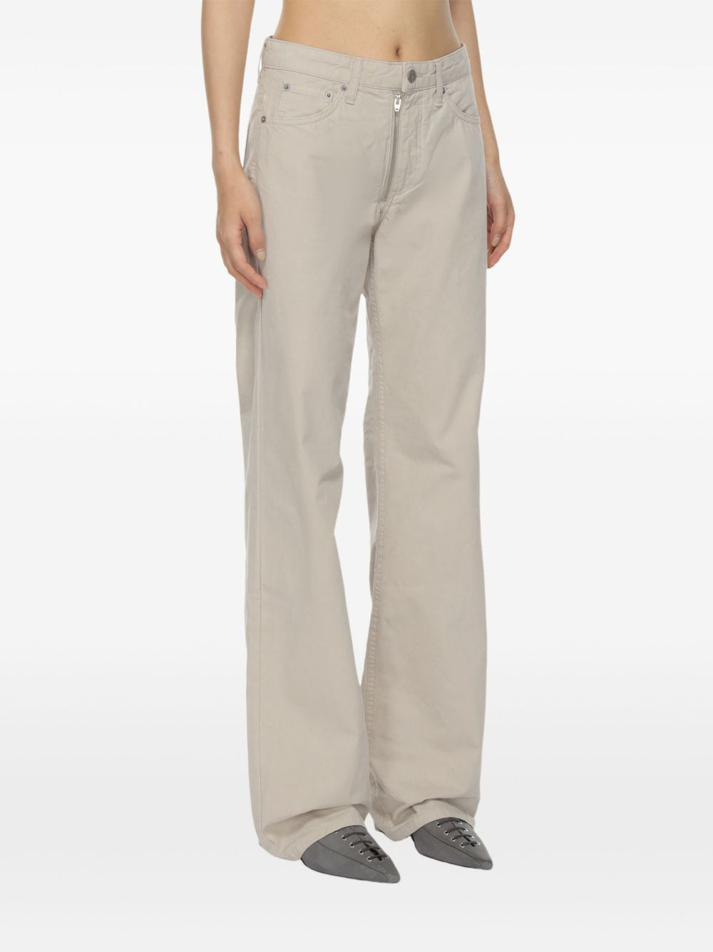 zip-fly trousers - 3
