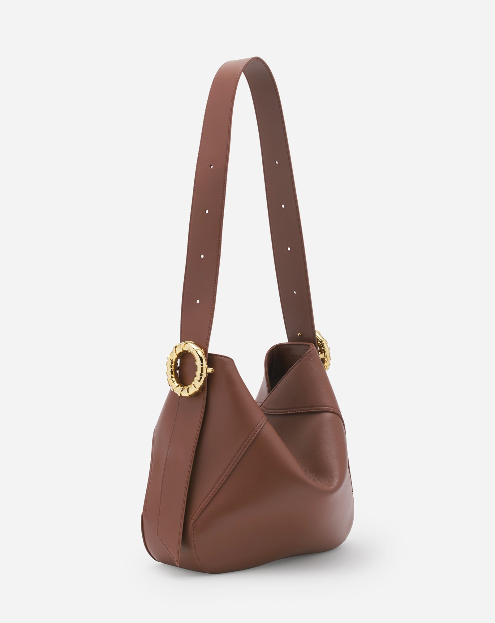 SMALL-MEDIUM LEATHER MELODIE HOBO BAG - 3