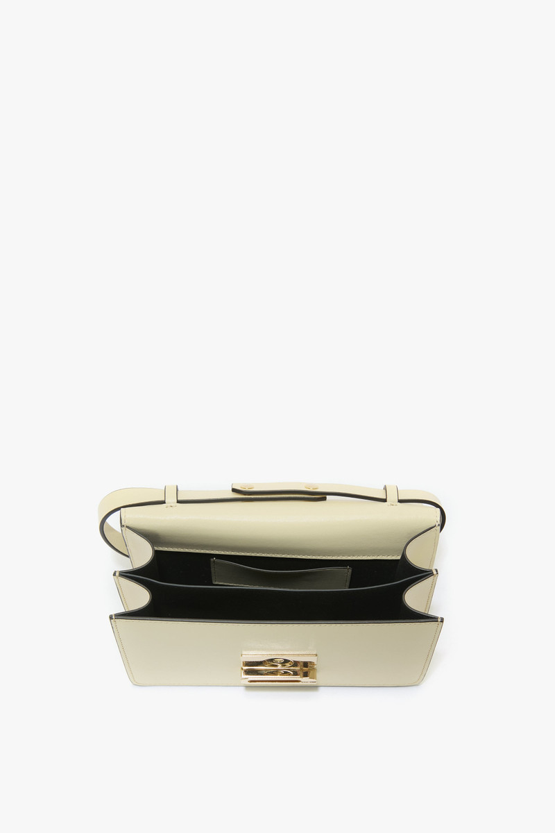 Dorian Bag Small In Ivory Leather 6