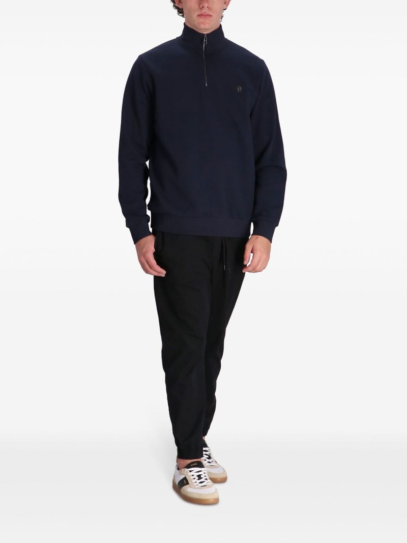 BOSS logo-patch sweatshirt outlook