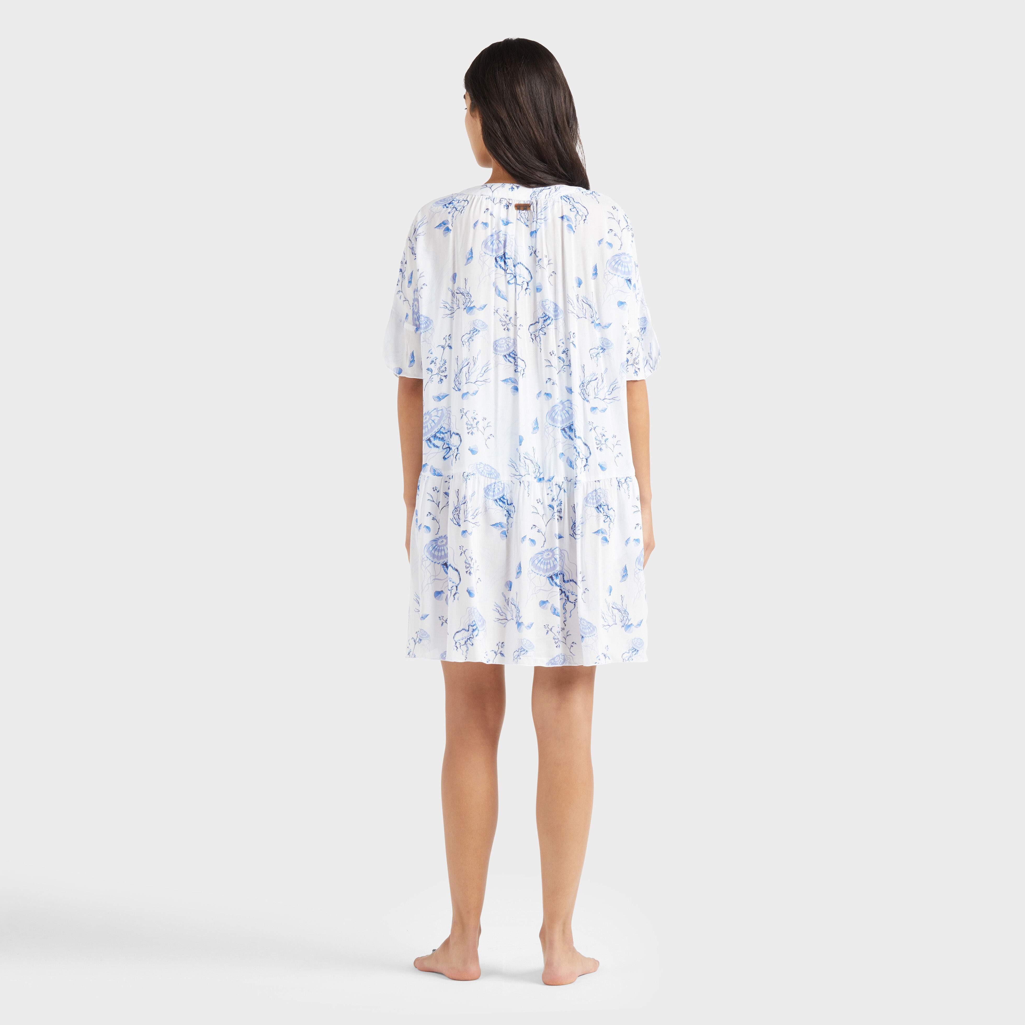 Women Viscose Dress Medusa and Shells - 4