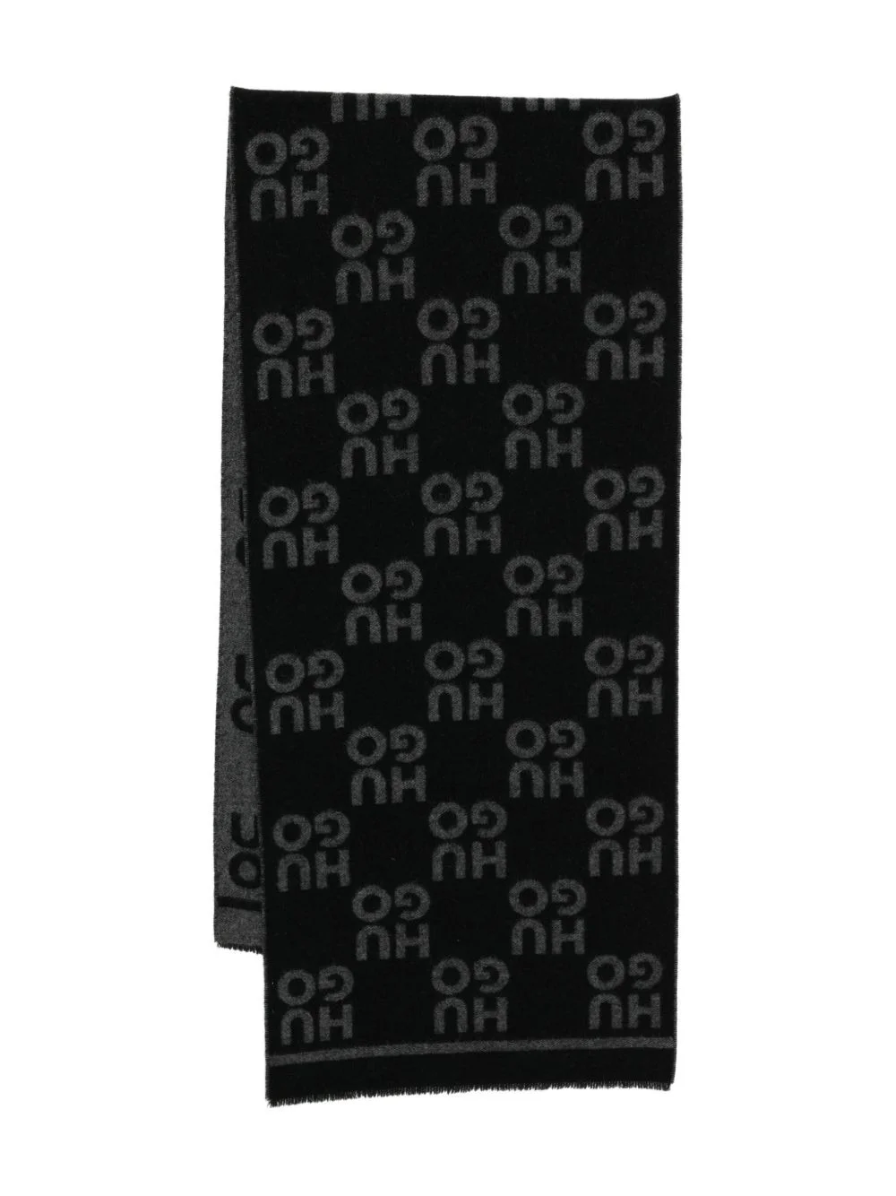 logo-motif scarf - 1