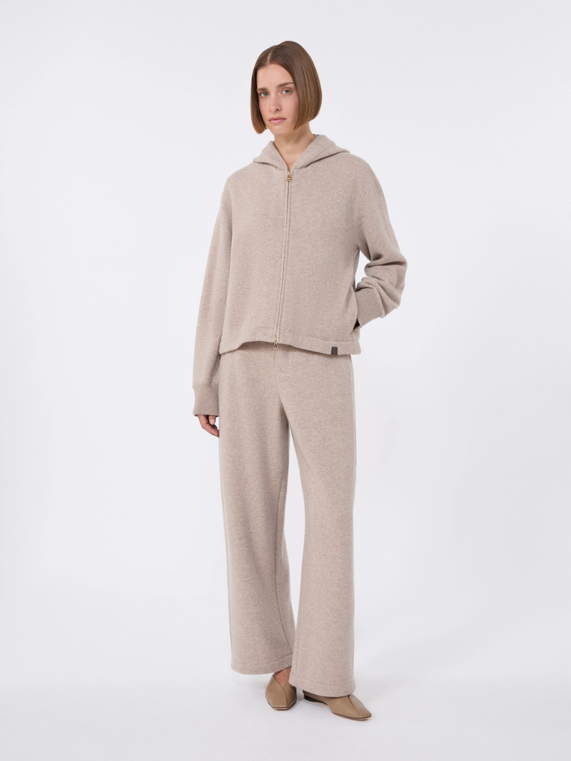 Max Mara Cashmere and wool jersey sweatshirt - BEIGE outlook