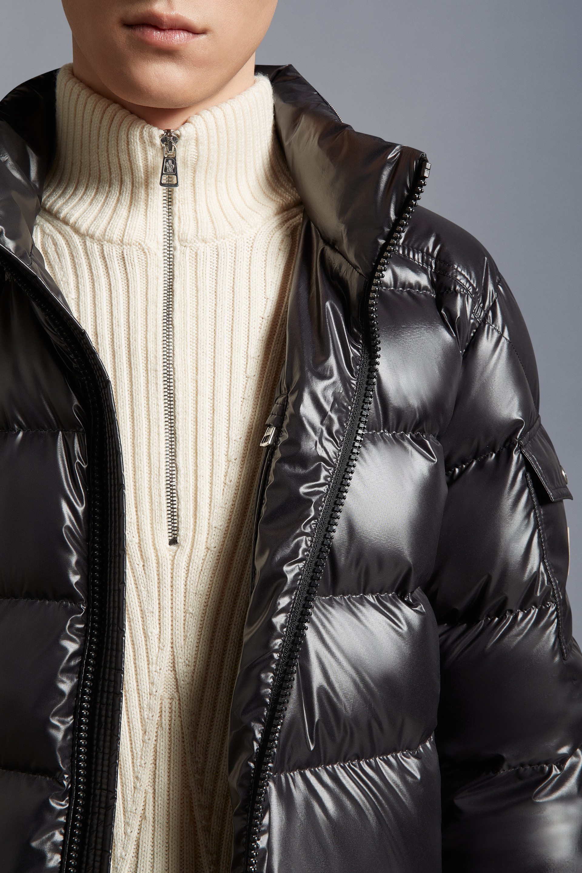 ジャケット MONCLER Bernins short down jacket Moncler Besines Short Down Jacket | REVERSIBLE