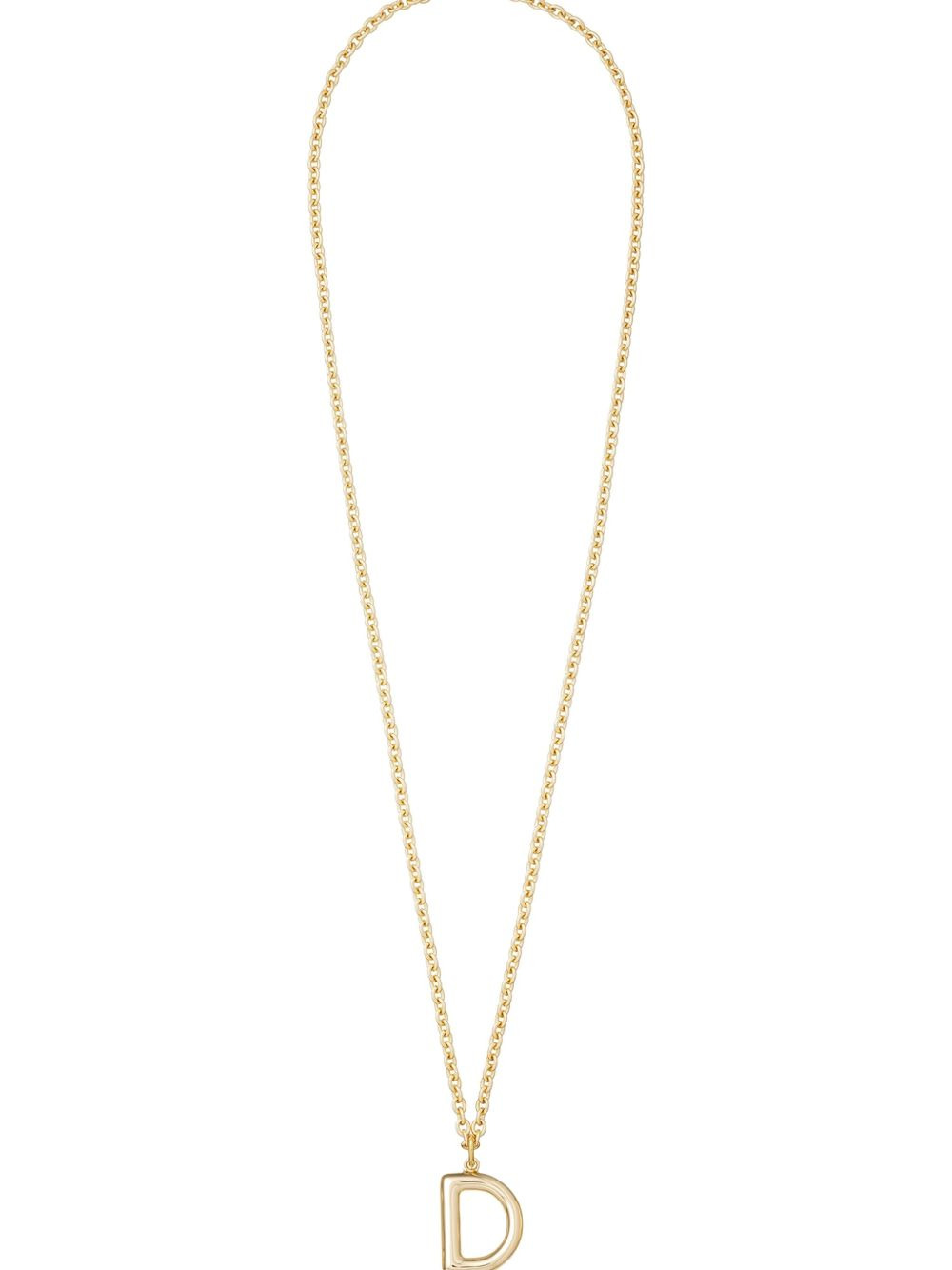 Big Puffy Initial necklace - 2