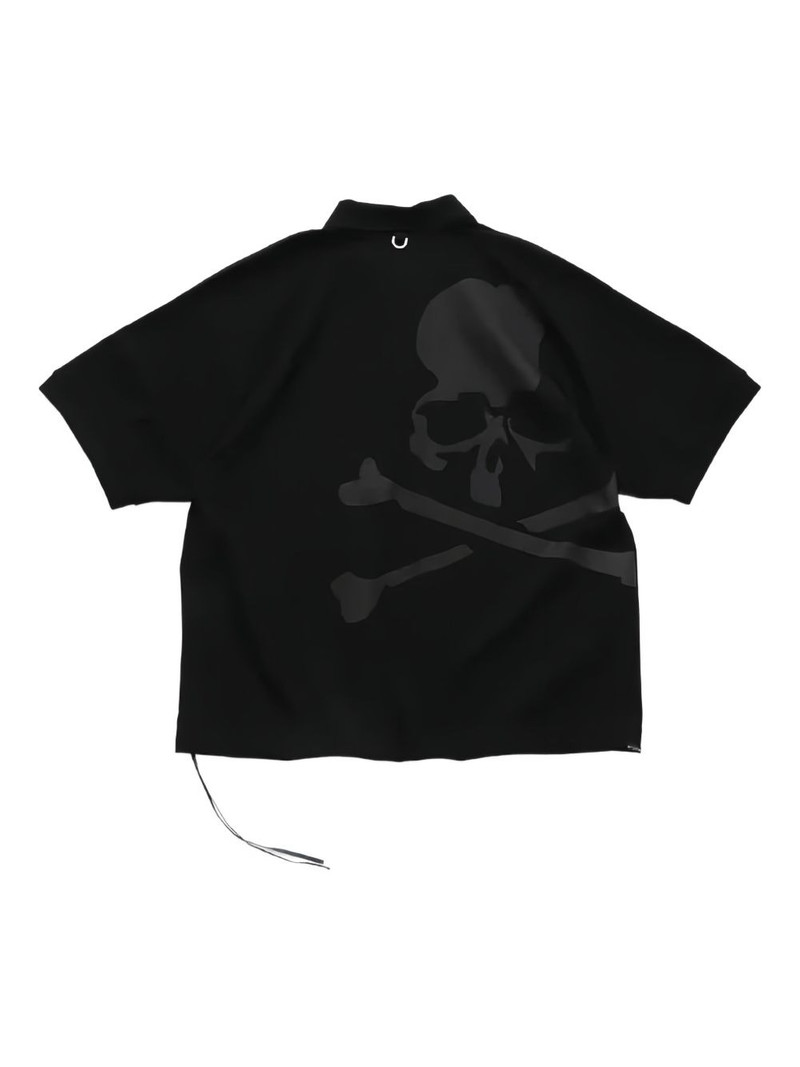 mastermind JAPAN skull-print short-sleeved polo shirt outlook