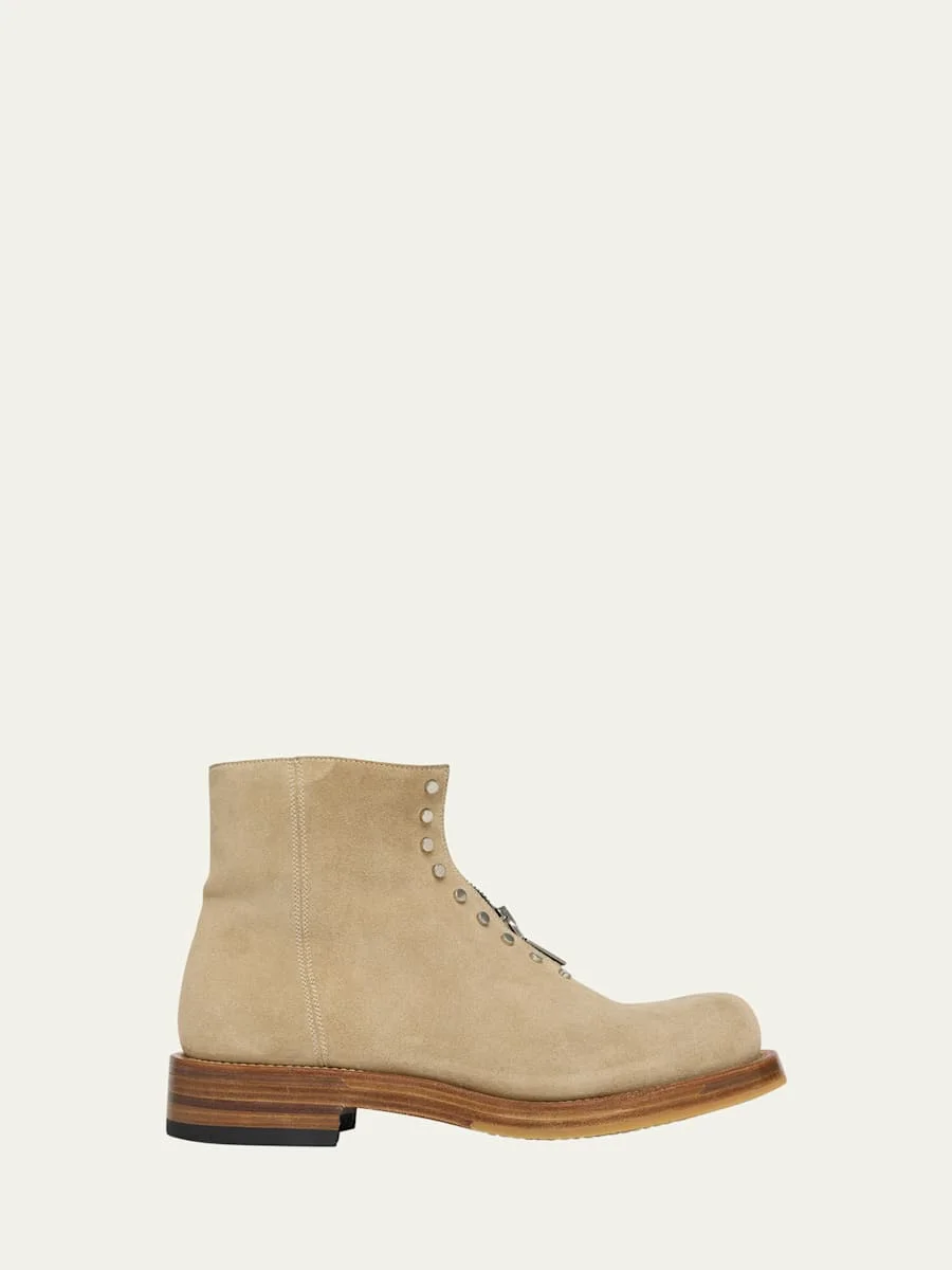 Men's The Maker Suede Zip-Up Boots - 1