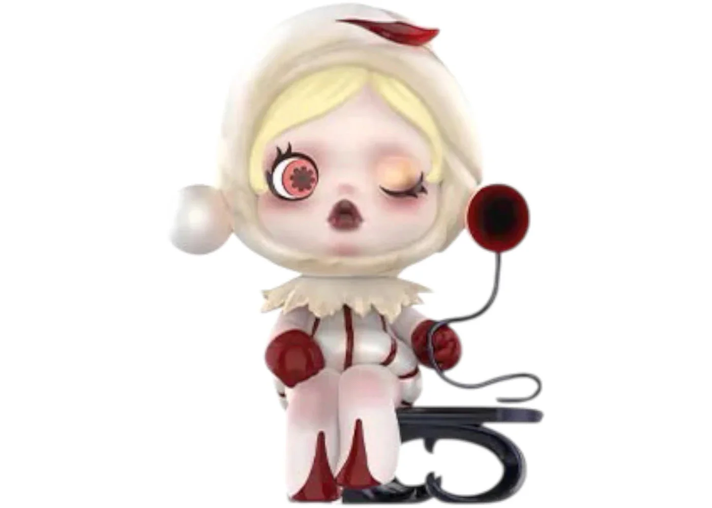 Pop Mart SKULLPANDA Image Of Reality Series The Duality (White) Figure - 1