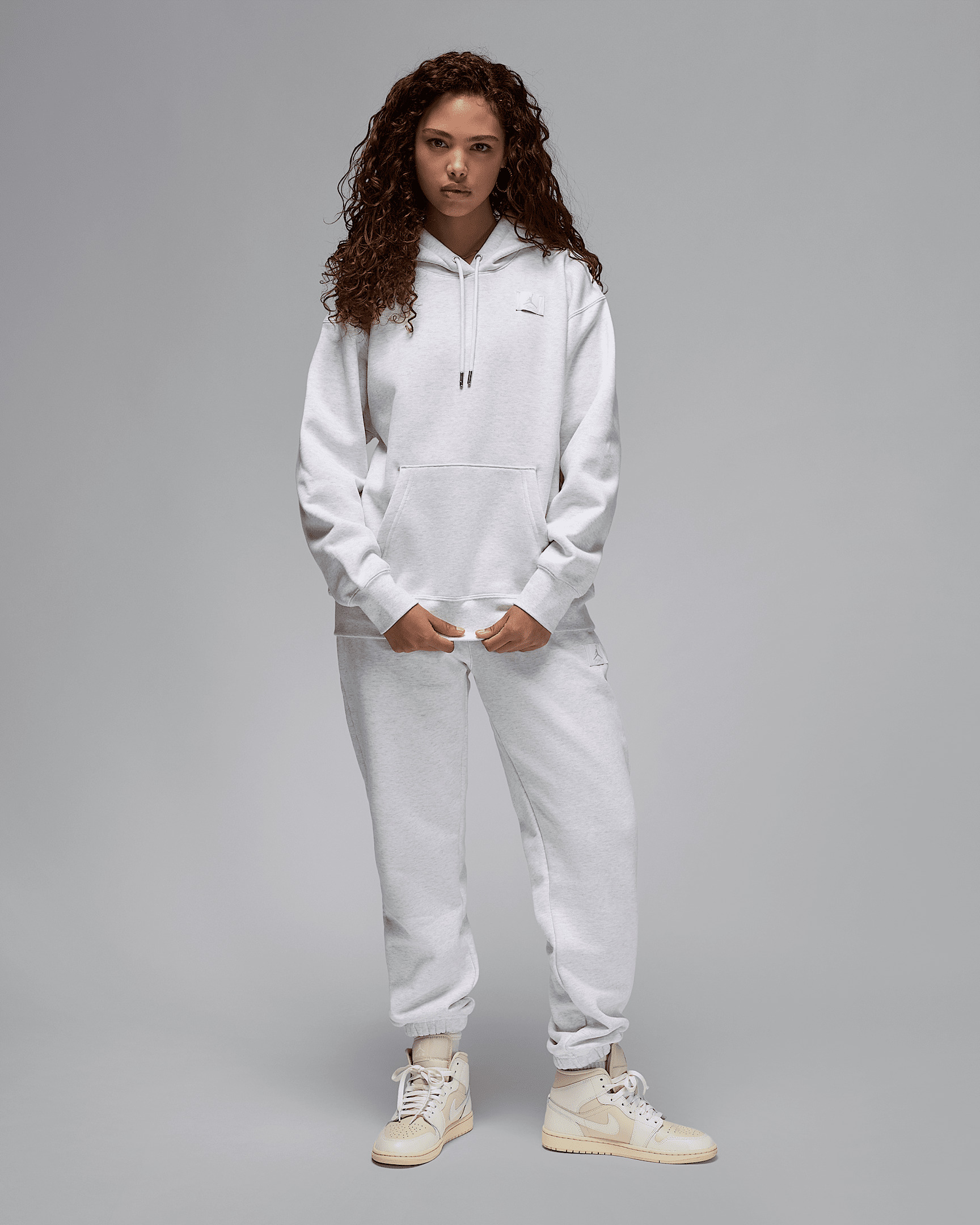 Jordan Flight Fleece Women's Satin-Lined Pullover Hoodie - 8