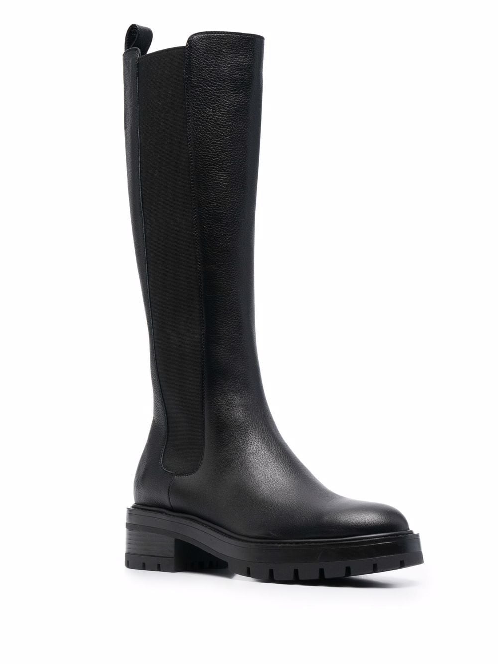 mid-calf leather boots - 2