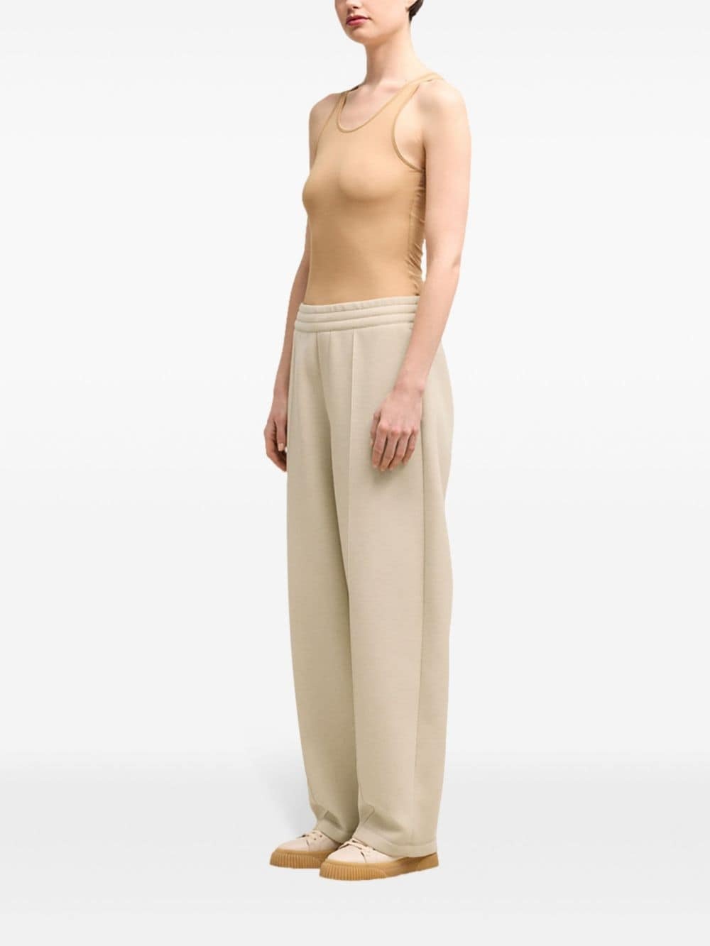 high-waisted pleated trousers - 3