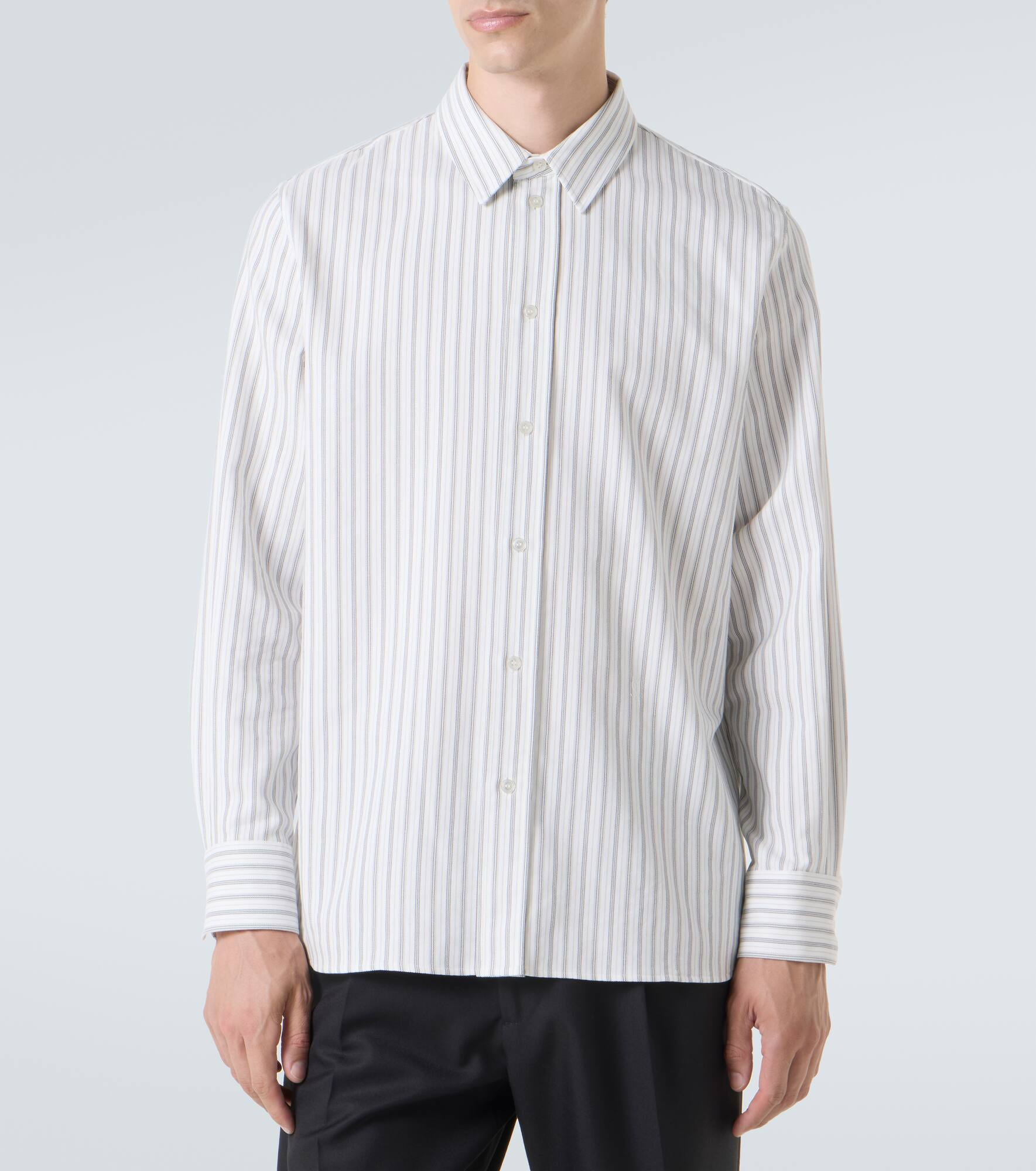 Striped cotton shirt - 3