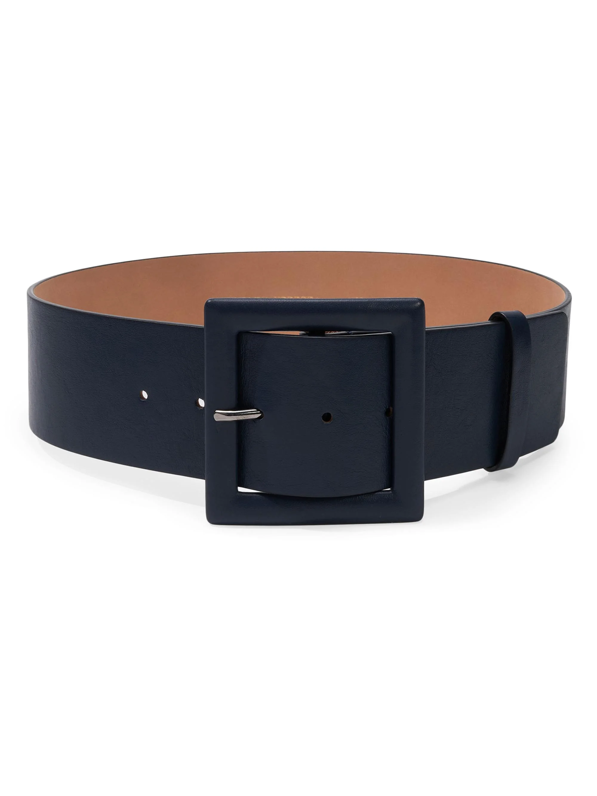 Women's Icon Large Square Buckle Belt - Midnight - 1