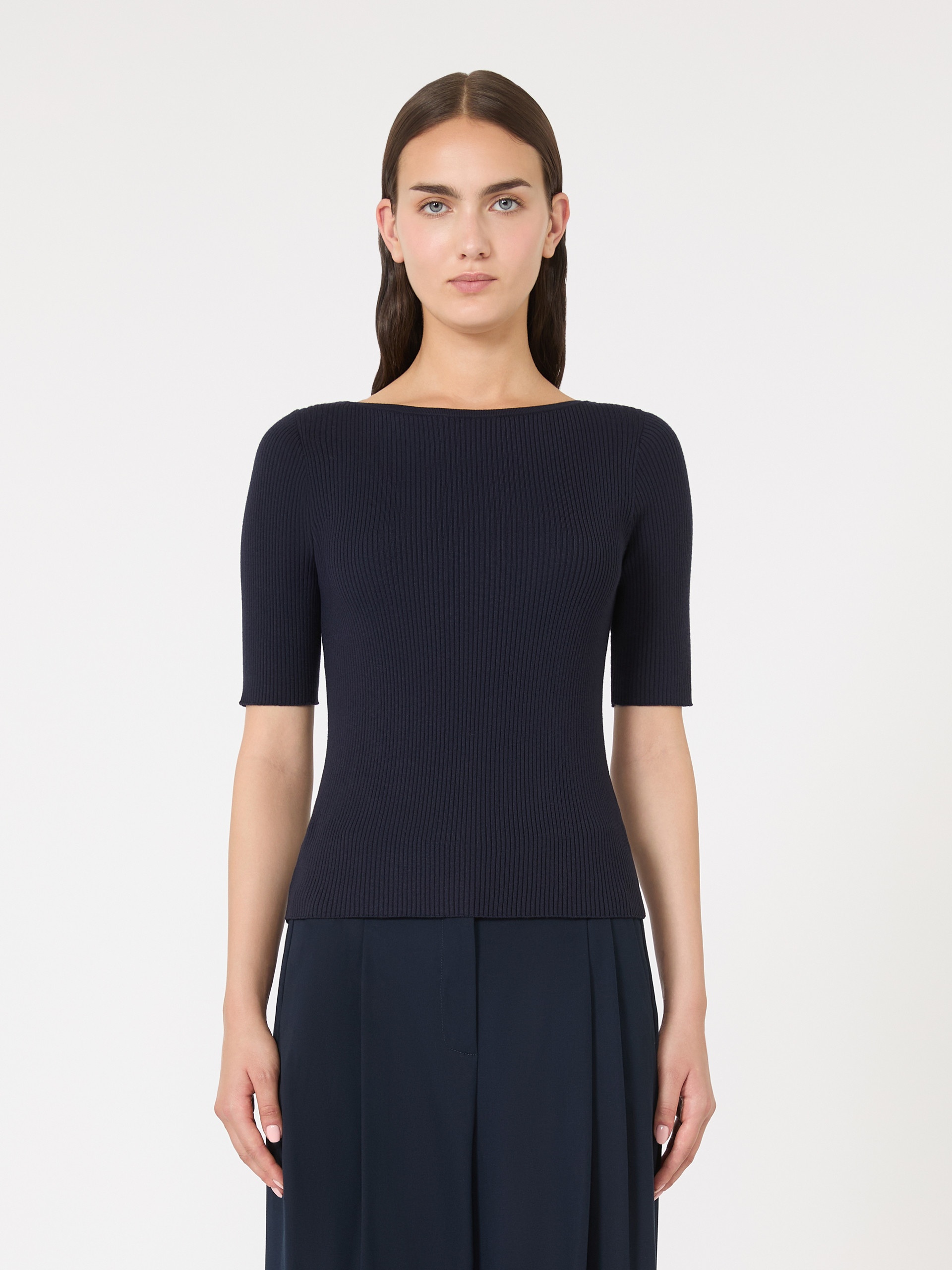 WASER Slim-fit stretch viscose T-shirt - 3