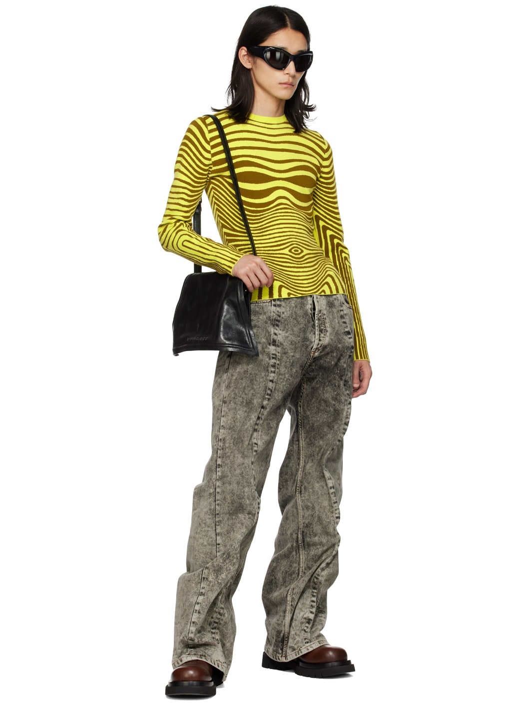 Green Body Morphing Sweater - 4