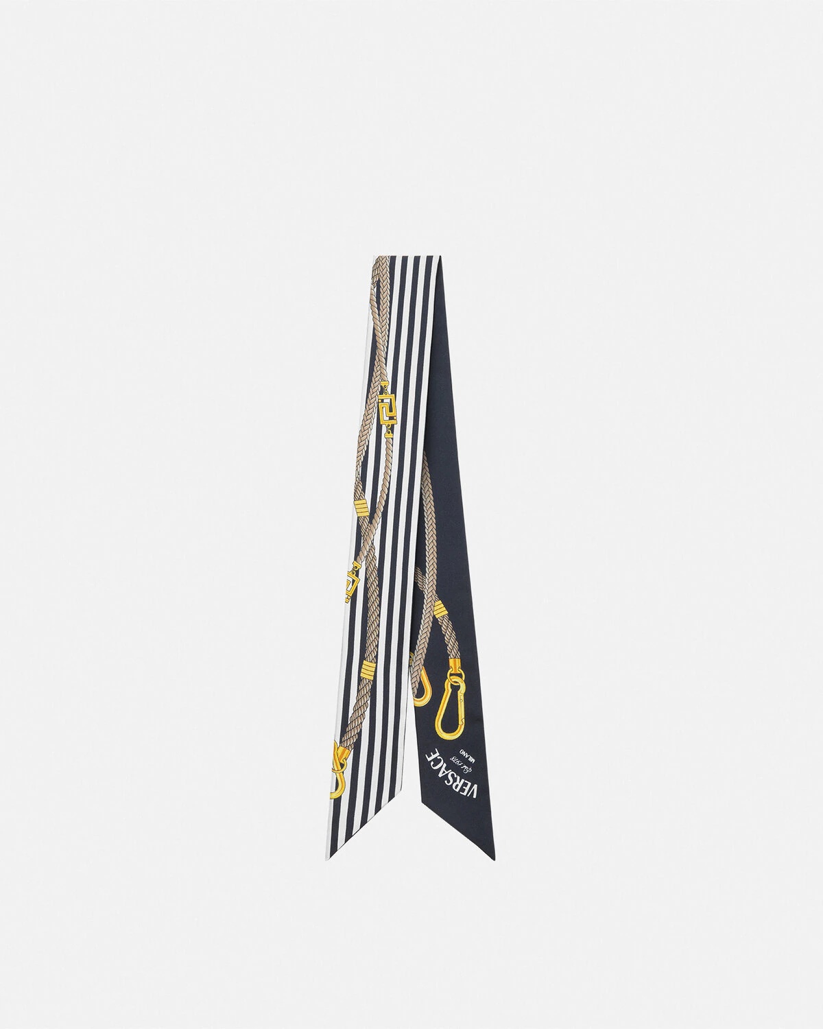 Greca Nautical Silk Scarf-Tie - 1