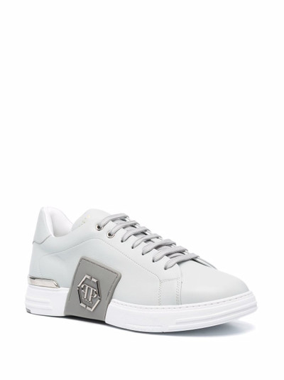 PHILIPP PLEIN Phantom Platinum low-top sneakers outlook