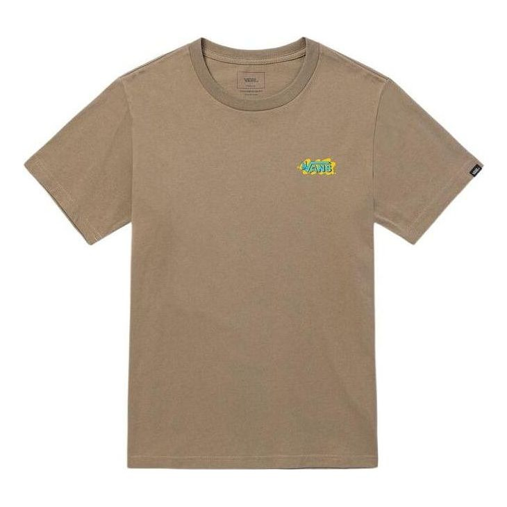 Vans Off The Wall Art Collection Tee 'Brown' VN0A7TQJYEH - 1