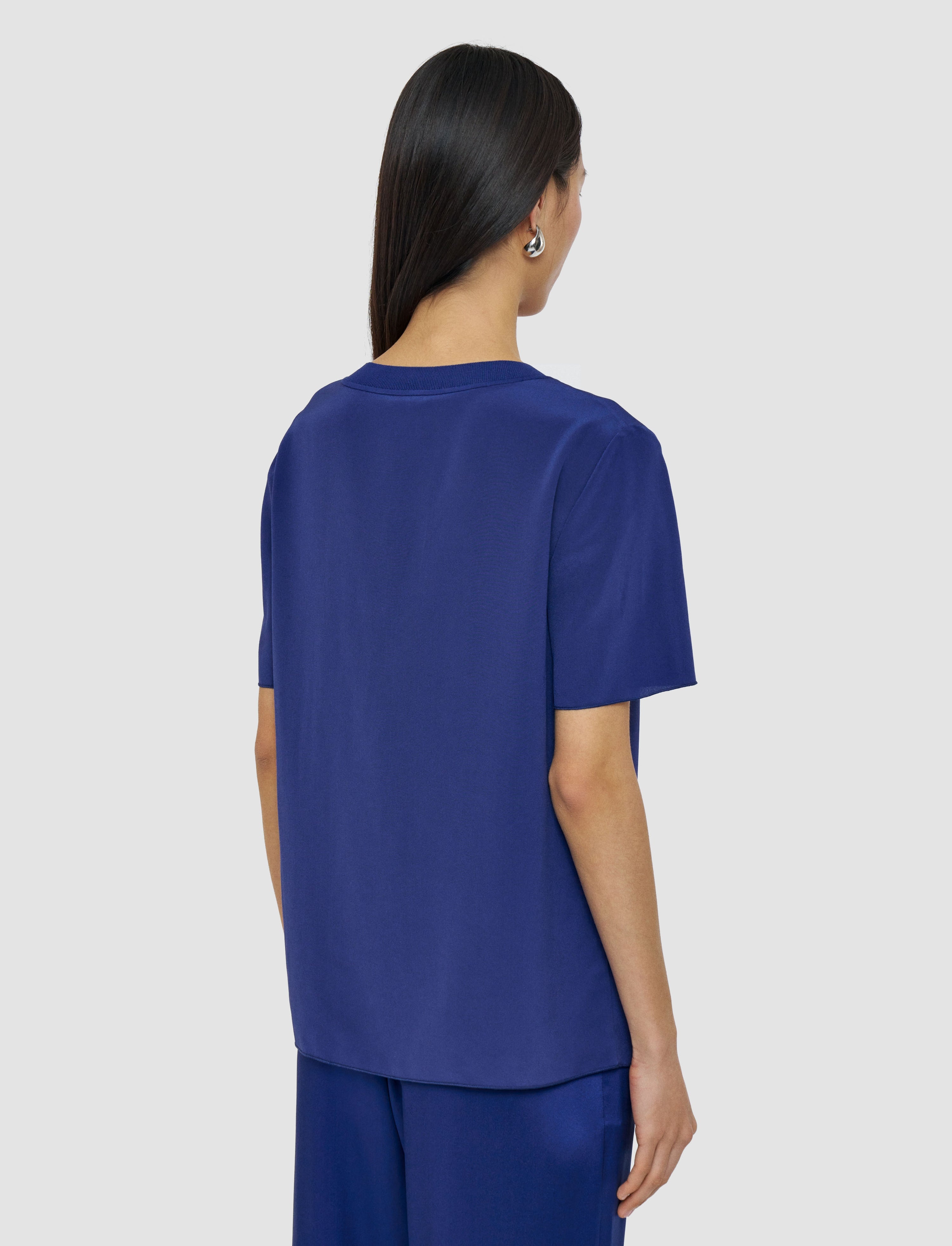 Rubin Crepe de Soie Silk Blouse - 4