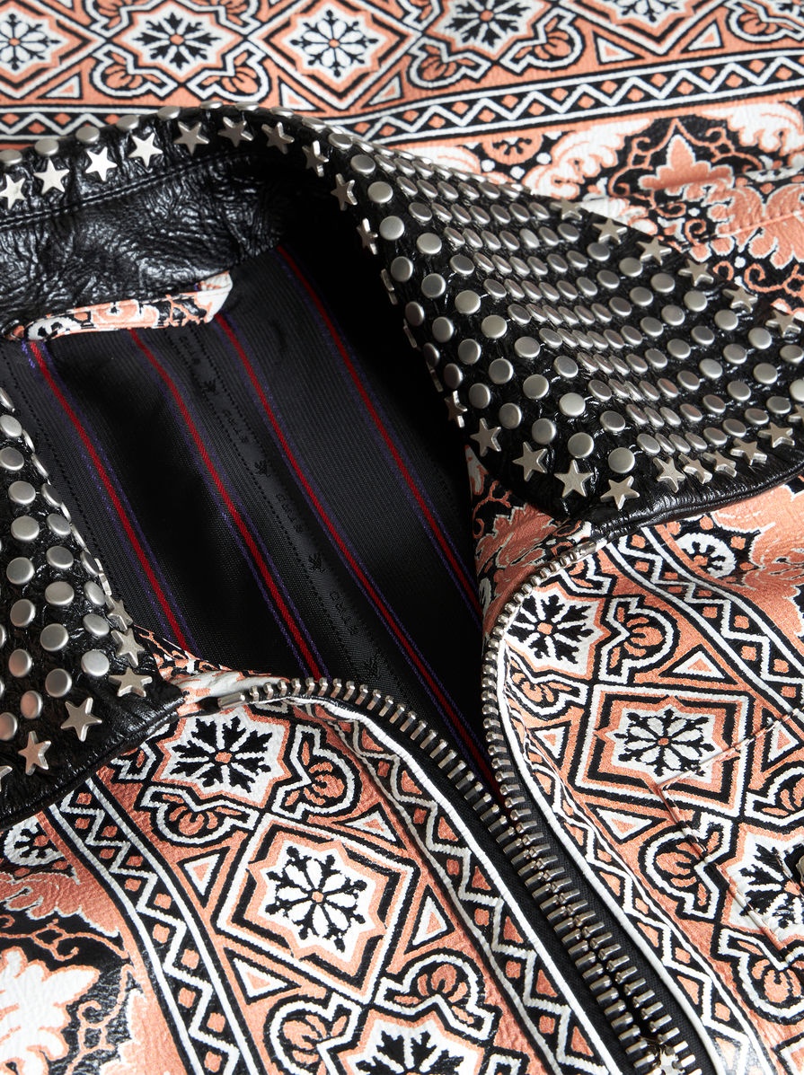 PRINTED JACKET WITH STUDS - 6