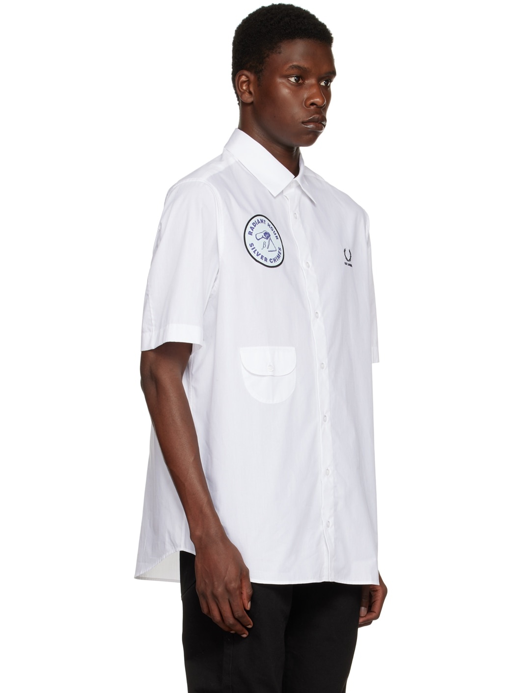 White Fred Perry Edition Patch Shirt - 2