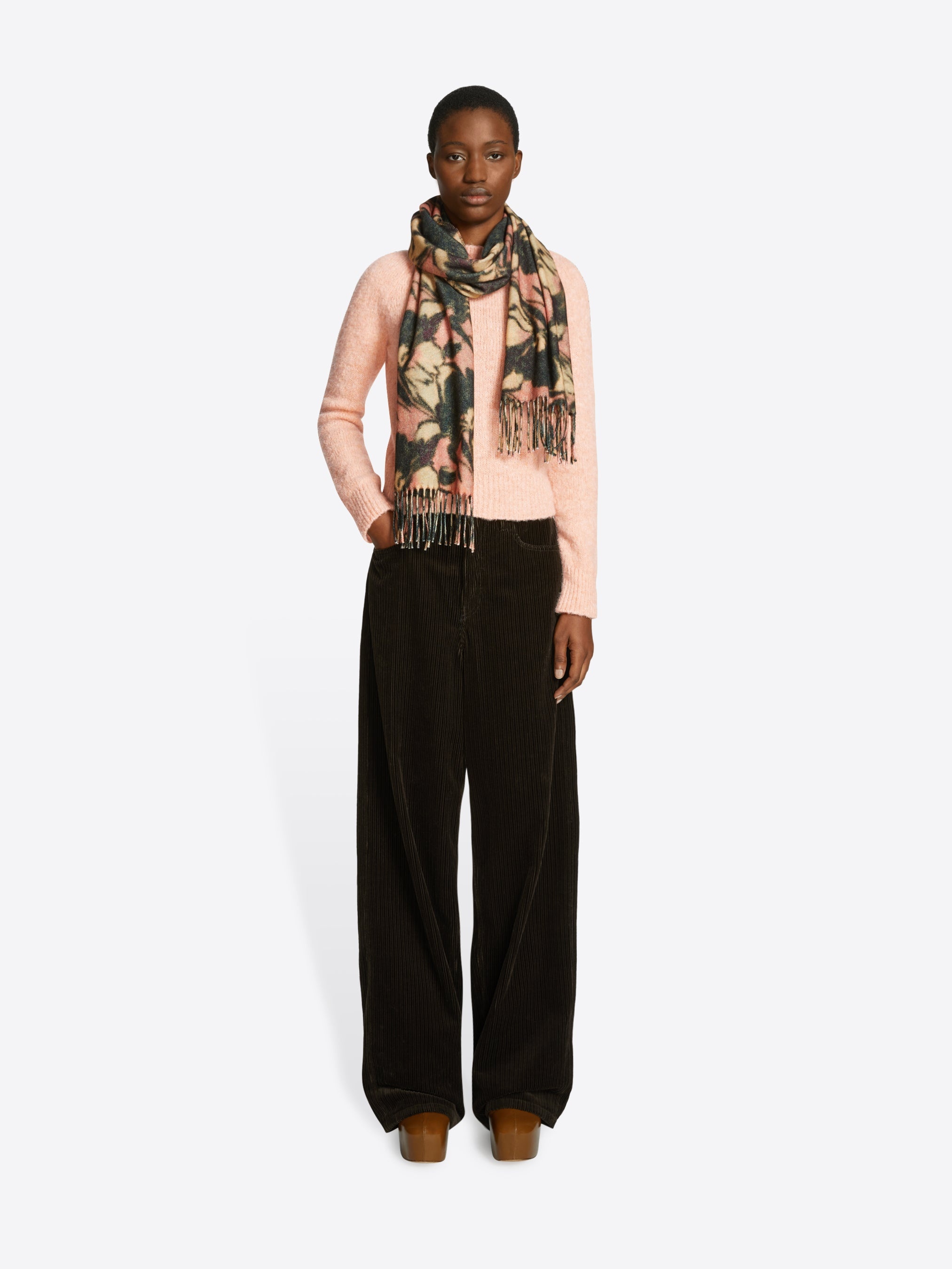 PRINTED WOOL SCARF - 3