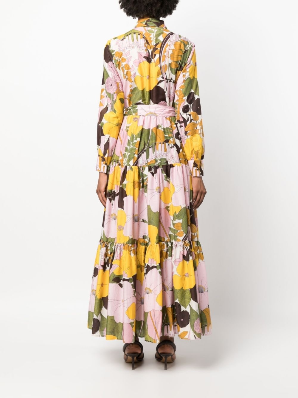 Bellini floral-print shirtdress - 4