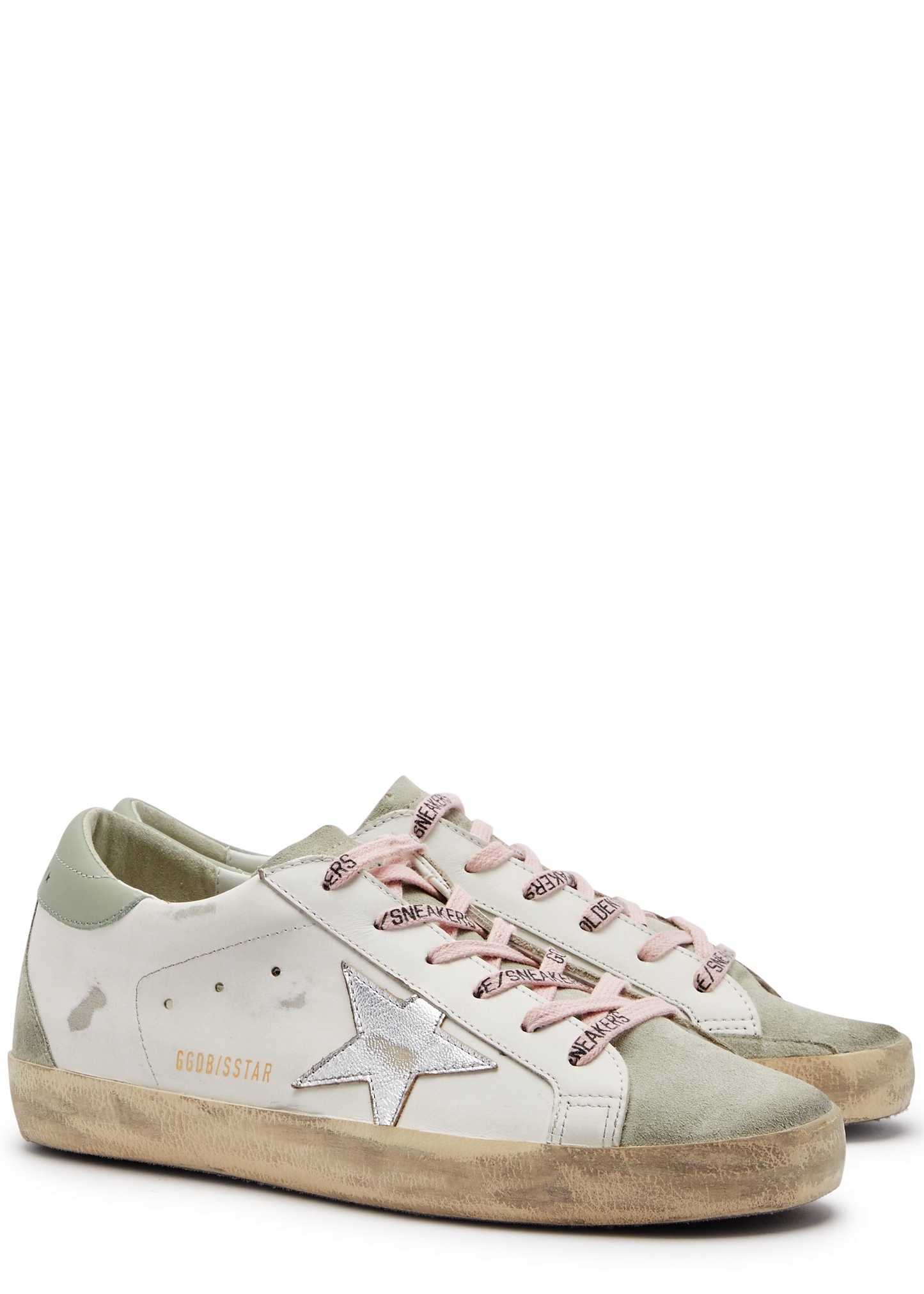 Superstar distressed leather sneakers - 2