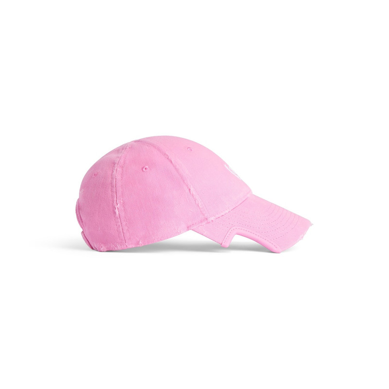 Laurel Classic  Cap in Baby Pink/white 4