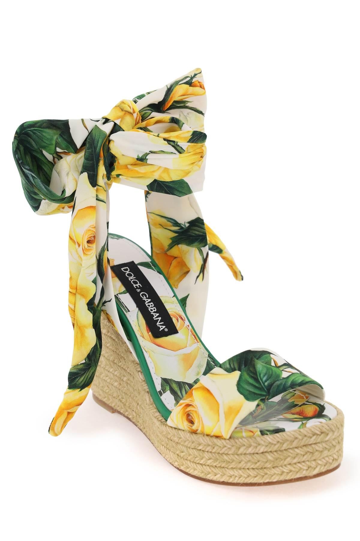 Dolce & Gabbana Lolita Wedge Sandals - 4