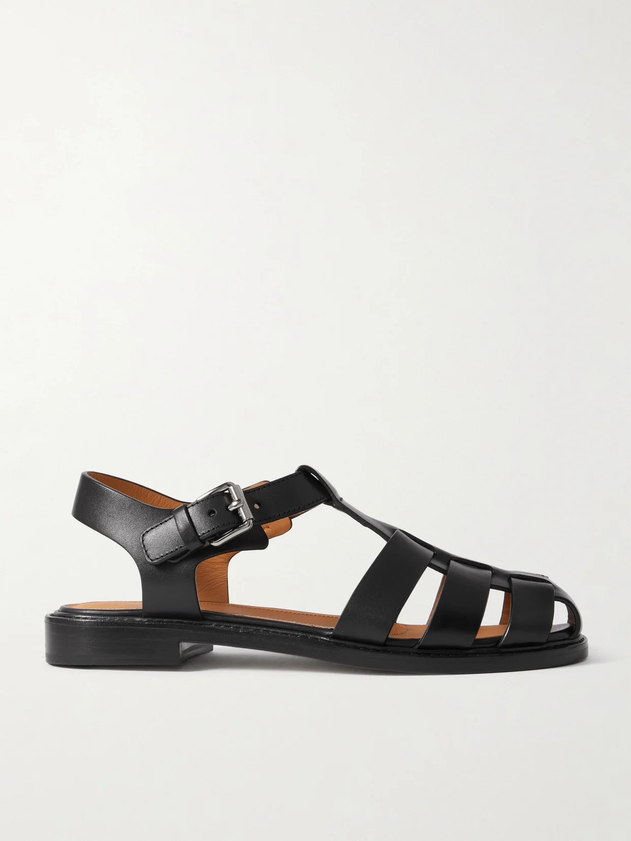 Fisher Cutout Leather Sandals - 1