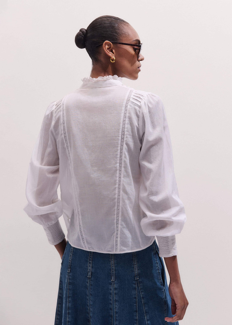 High Neck Pintuck Top 5