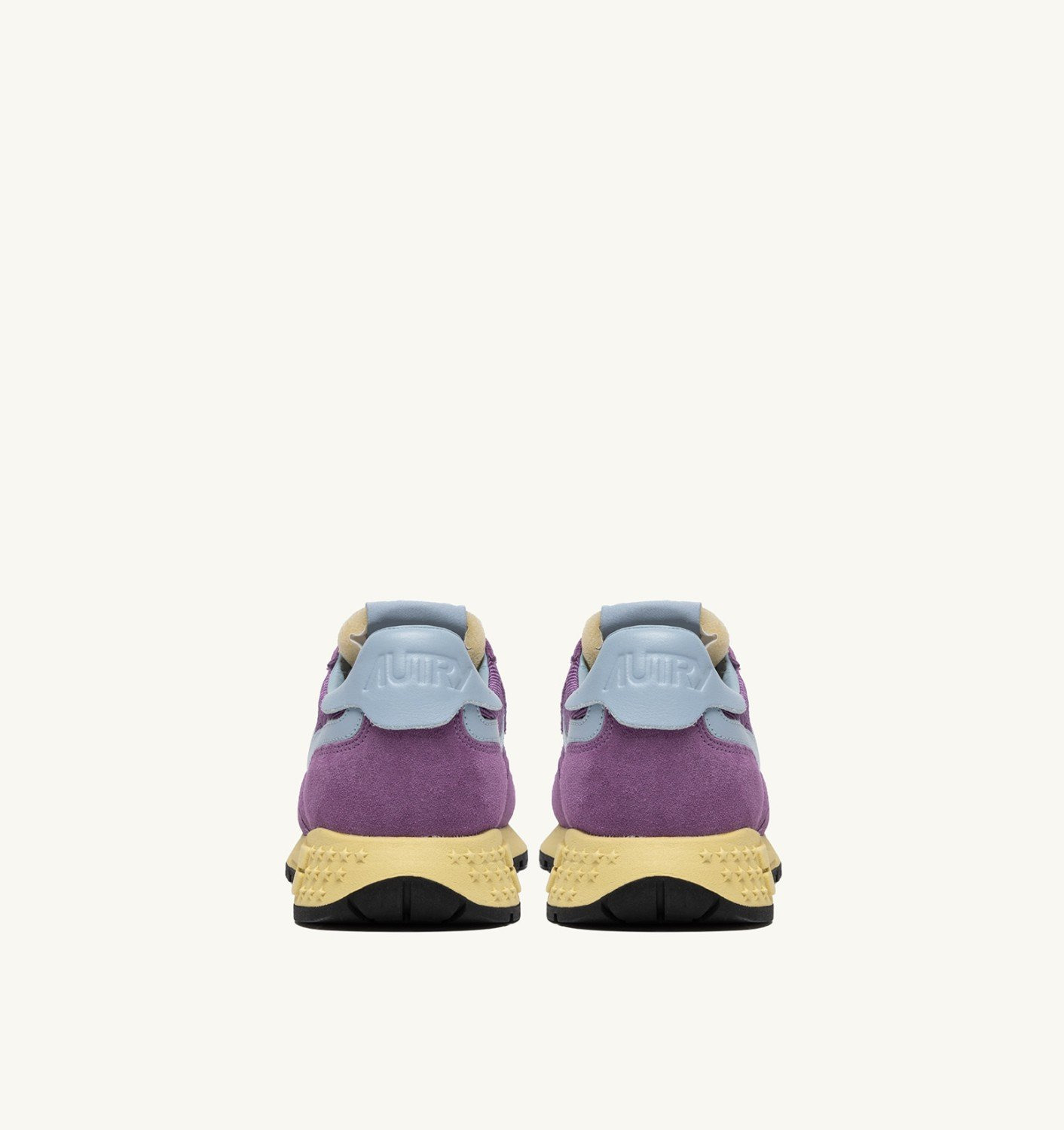 REELWIND LOW SNEAKERS IN PURPLE AND CELESTIAL BLUE SUEDE AND MESH - 3