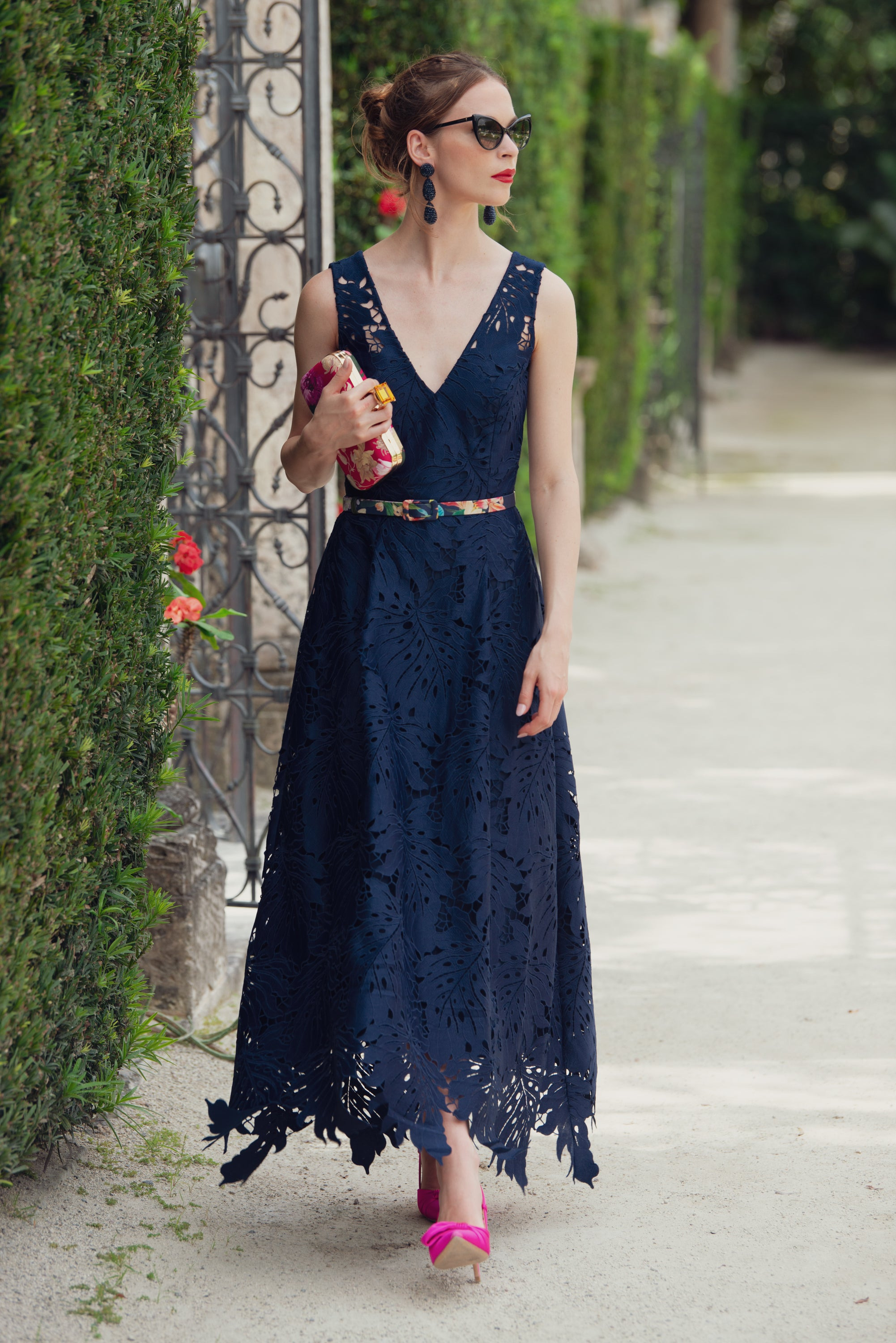 Miuccia Dress - Navy - 2