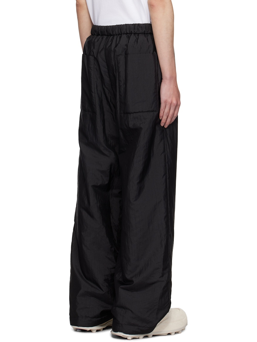 Black Padded Trousers - 3