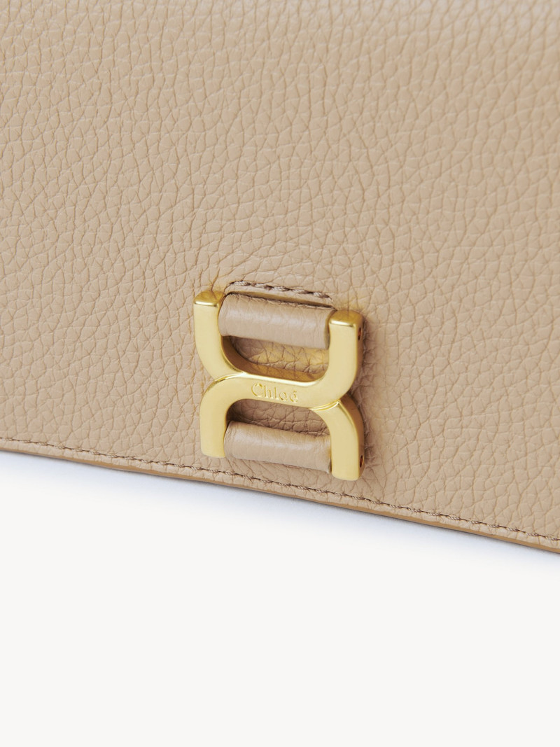 MARCIE LONG WALLET WITH FLAP IN GRAINED LEATHER 5
