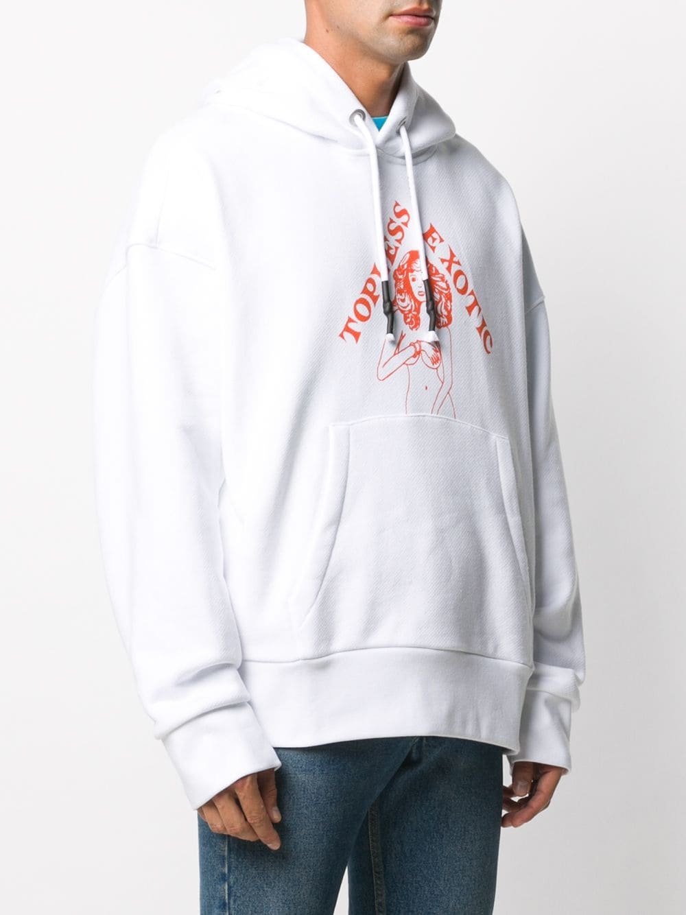 logo-print long-sleeve hoodie - 3