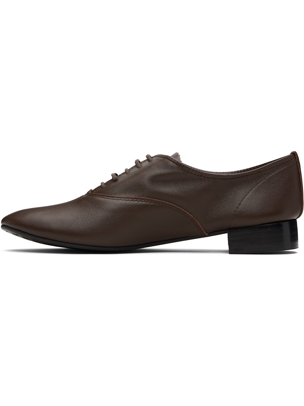 Brown Zizi Rubber-Sole Oxfords - 3
