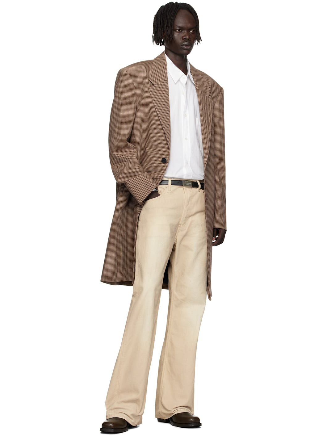 Brown Wool Coat - 4