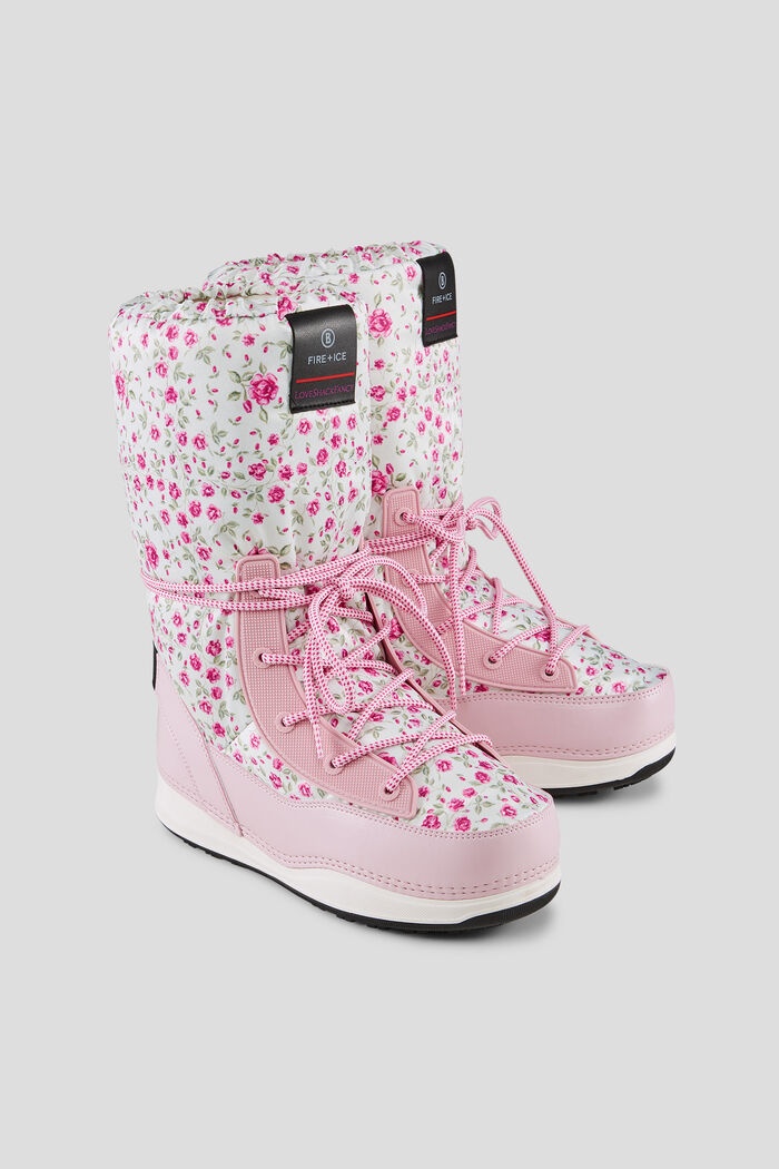 La Plagne Snow boots in Pink/White - 3