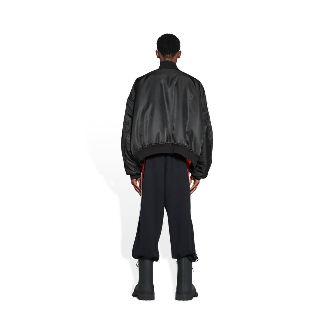 Men's Balenciaga / Adidas Bomber in Black - 4
